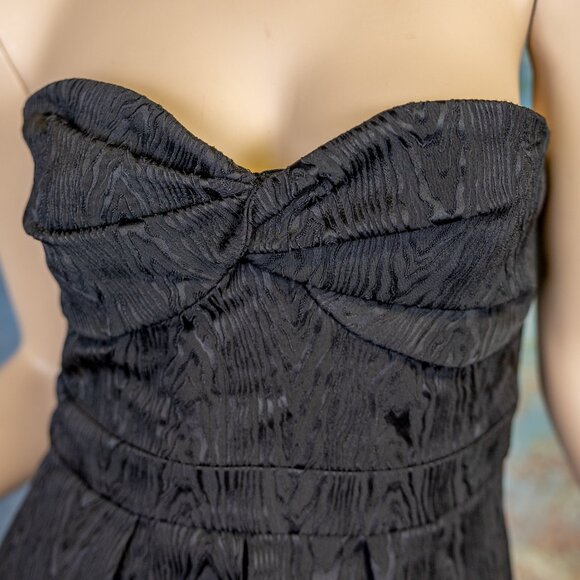 VERONICA BEARD Black Strapless Jacquard Allyson Dress  Size 6 NWT - Picture 10 of 16